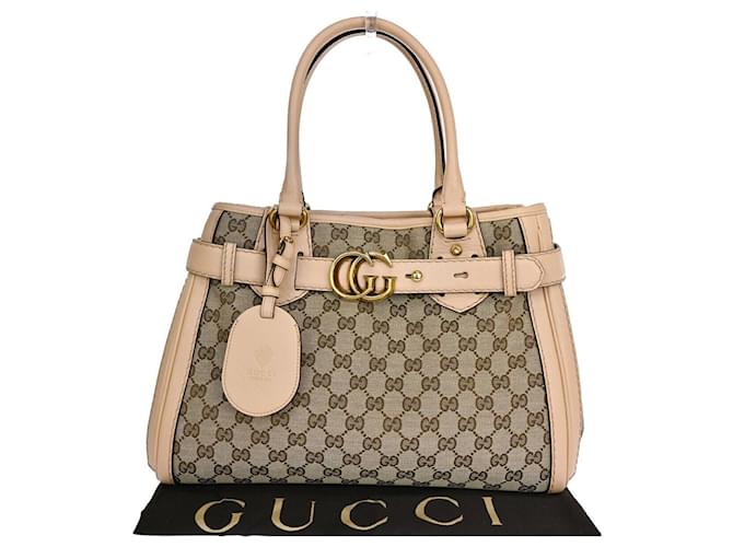 Gucci GG Canvas Beige Cloth  ref.1170054