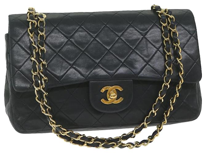 Chanel Timeless/classique Black Leather  ref.1170102