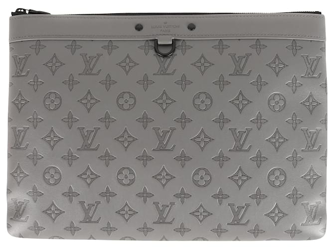 Louis Vuitton Discovery Grey Leather  ref.1170136