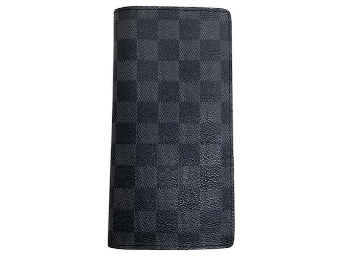 Louis Vuitton Brazza Black Cloth  ref.1170196