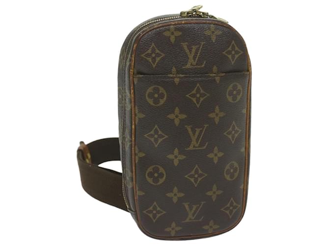 LOUIS VUITTON Monogram Pochette Gange Shoulder Bag M51870 LV Auth 60344 Cloth  ref.1170306