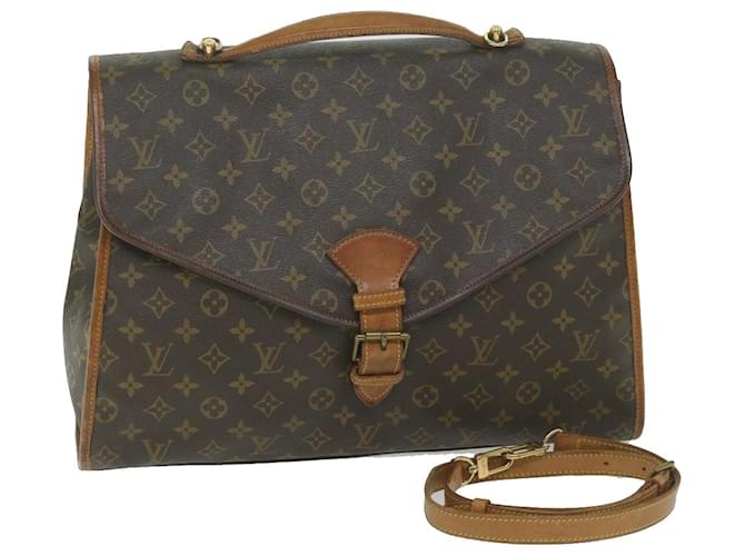LOUIS VUITTON Monogram Beverly Hand Bag 2way M51120 LV Auth ar10736 Cloth  ref.1170384