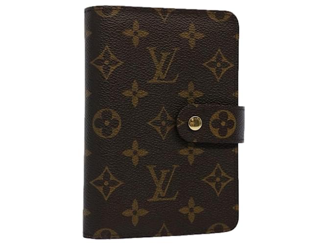 LOUIS VUITTON Monogram Porto Papie Portefeuille Zippé M61207 LV Auth am5270 Toile Monogramme  ref.1170418