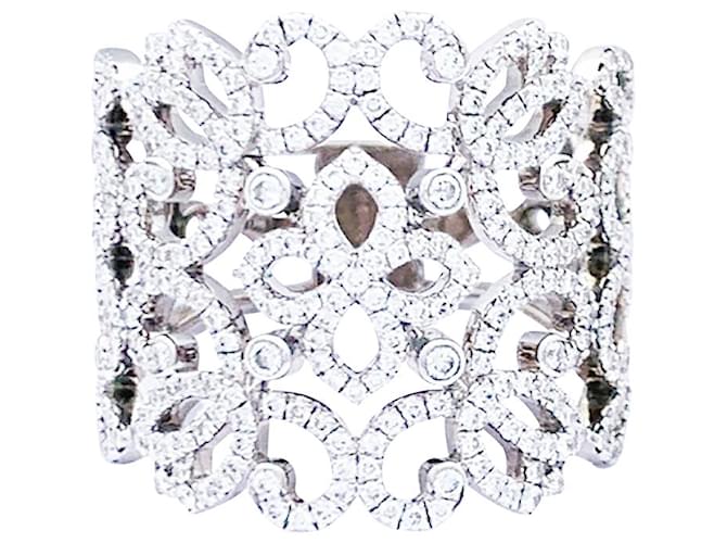 Bague Messika, "Eden", or blanc, diamants.  ref.1170423