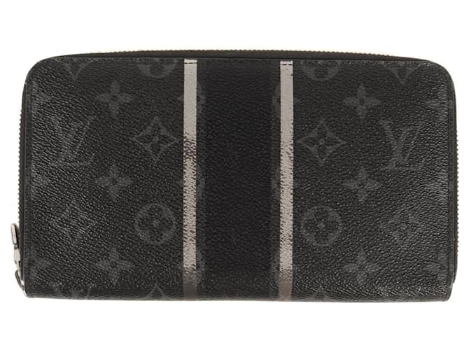 Louis Vuitton Zippy Wallet Toile Noir  ref.1170445