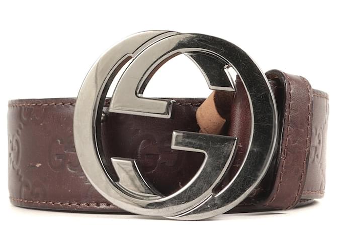 gucci Brown Leather  ref.1170468