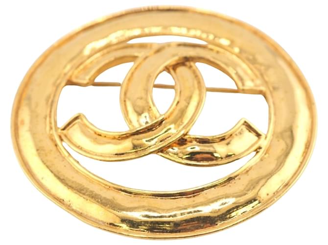 Chanel COCO Mark Dourado Banhado a ouro  ref.1170689