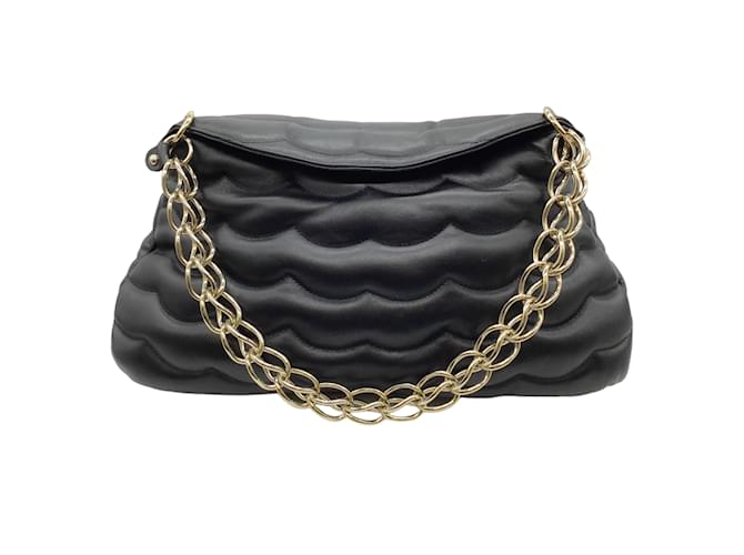 Chloé Chloe Black Leather Medium Juana Shoulder Bag  ref.1171009