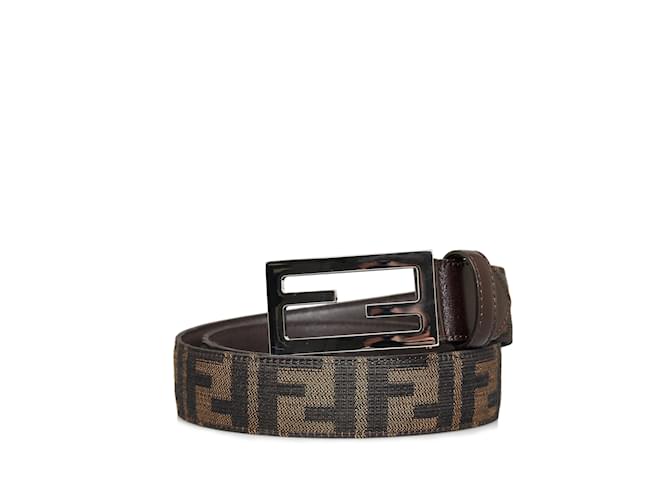 Brown Fendi Zucca Canvas Belt Cloth  ref.1171045