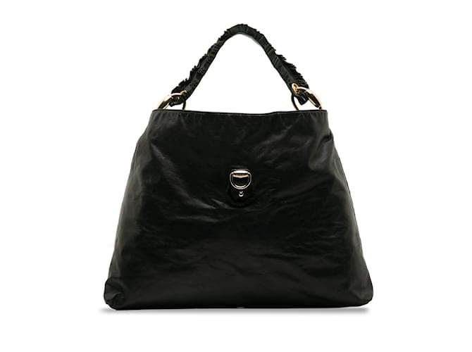Black Gucci Large Sabrina Hobo Bag Leather  ref.1171058