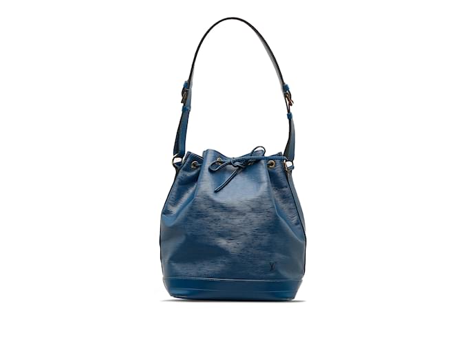 Blue Louis Vuitton Epi Noe GM Bucket Bag Leather  ref.1171069