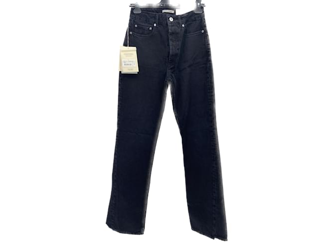 Autre Marque NOTRE HÉRITAGE Jeans T.US 27 Jeans Noir  ref.1171355