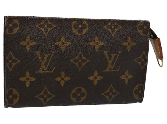 Bucket Bolsa de accesorios PM del cubo con monograma de LOUIS VUITTON LV Auth 60567 Lienzo  ref.1171597