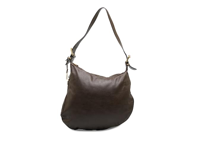 Brown Fendi Leather Oyster Shoulder Bag  ref.1171726