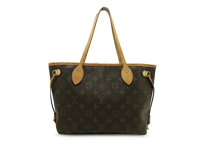 Sac cabas marron Louis Vuitton Monogram Neverfull PM Cuir  ref.1171752