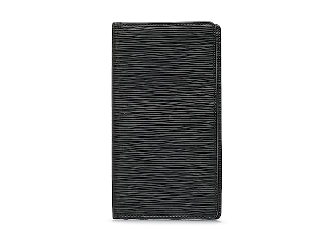 Portefeuille Brazza en cuir épi noir Louis Vuitton  ref.1171768