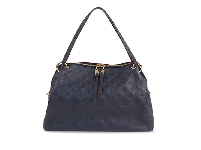 Bolso satchel PM azul con monograma de Louis Vuitton Empreinte Ponthieu Cuero  ref.1171782