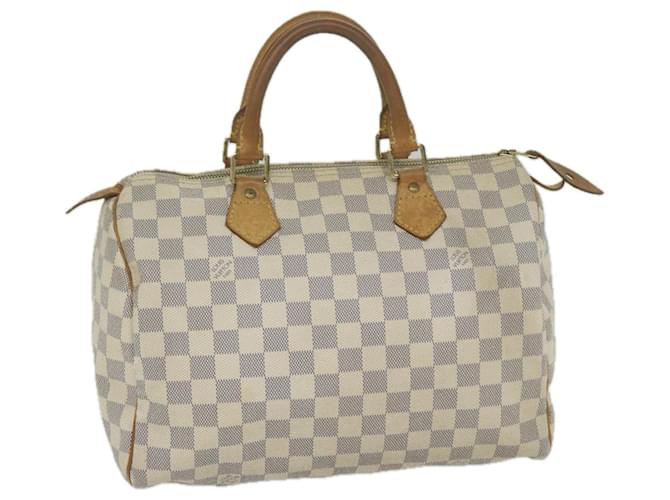 Louis Vuitton Damier Azur Speedy 30 Hand Bag N41533 LV Auth tb915  ref.1171897