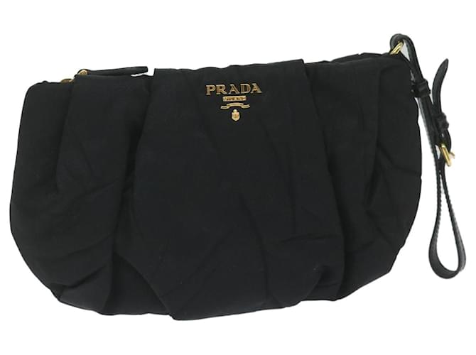 PRADA Pouch Nylon Black Auth ac2498  ref.1171915