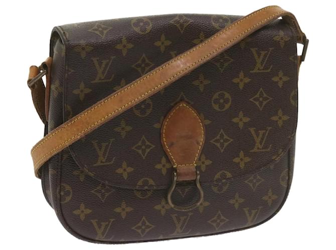 LOUIS VUITTON Monogramm Saint Cloud GM Umhängetasche M.51242 LV Auth tb923 Leinwand  ref.1171996