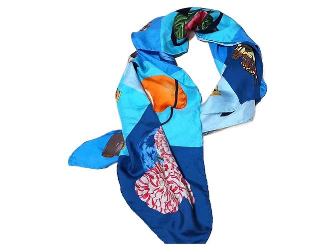Sciarpa Gucci in seta multicolore 