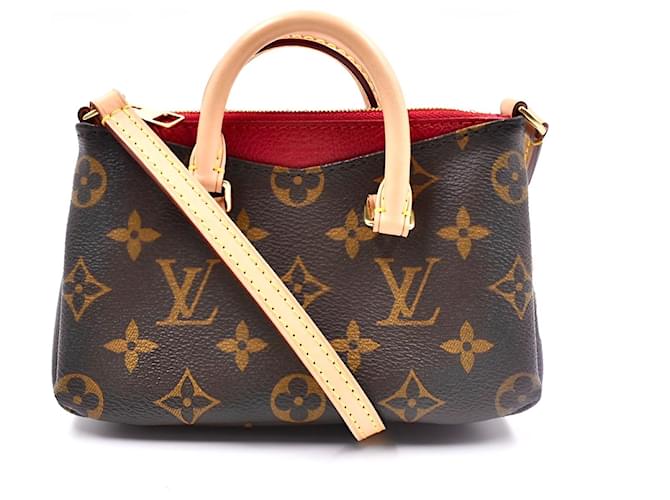 Pallas Louis Vuitton Handbags Brown  ref.1172073