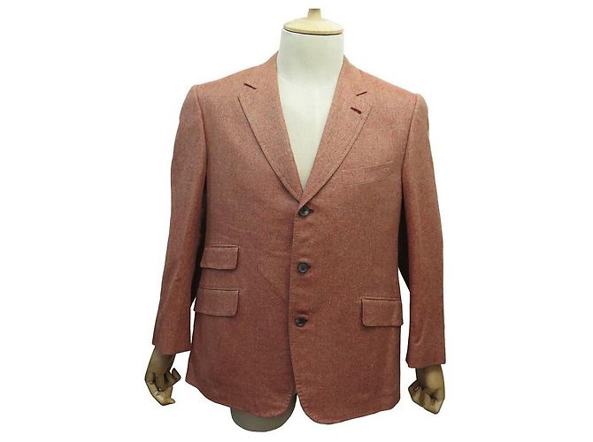 CHAQUETA ARNYS MARCEL G MEZZA 65350/260 54 IT 52 FR L CHAQUETA DE SEDA Y LINO ROJA