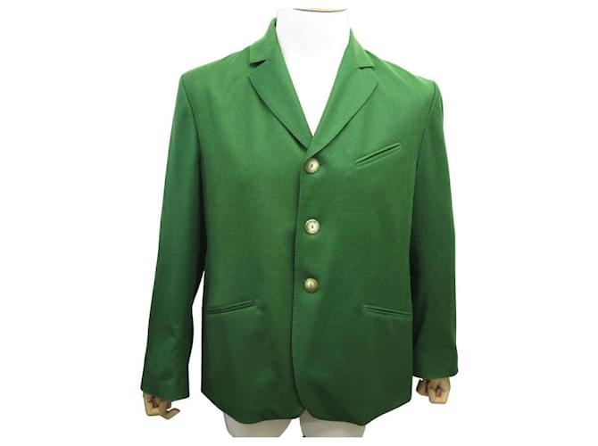 ARNYS JACKET IN GREEN WOOL AND CASHMERE SIZE 54 L CASHEMERE WOOL JACKET VEST  ref.1172329