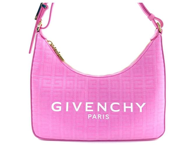 NEUF SAC A MAIN GIVENCHY MOON CUT OUT 4G BB50PYB1GT ROSE VIF PINK HAND BAG Toile  ref.1172368