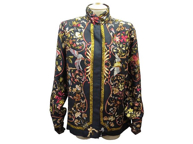 Hermès SCIARPA HERMES CAMICIA CON PIETRE ORIENTALI E OCCIDENTALI 44 CAMICIA L Multicolore