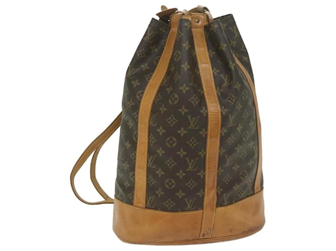 Louis Vuitton Randonnée Braun Leinwand  ref.1172670