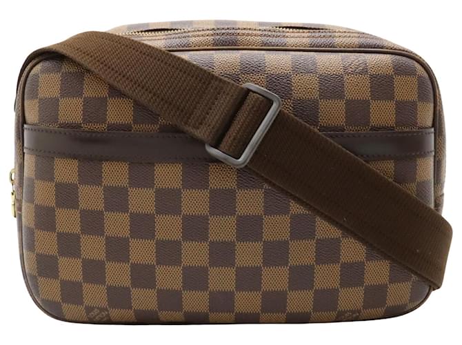 Louis Vuitton Reporter Brown Cloth  ref.1172733