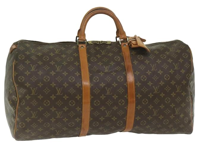 Louis Vuitton Monograma Keepall 60 Boston Bag M41422 LV Auth th4346 Lona  ref.1172850