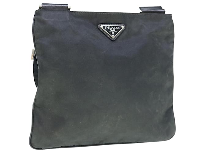 PRADA Shoulder Bag Nylon Black Auth yk9696  ref.1172874