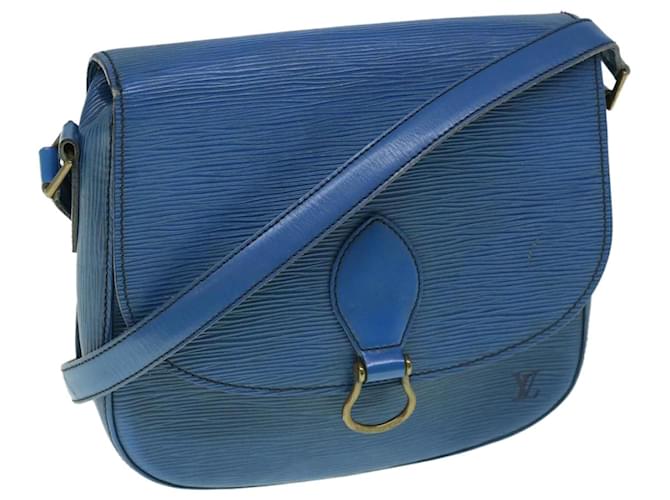 Louis Vuitton Saint Cloud Azul Couro  ref.1173009