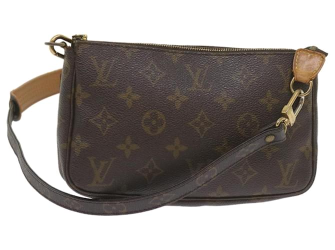 Louis Vuitton Pochette Accessoire Brown Cloth  ref.1173027