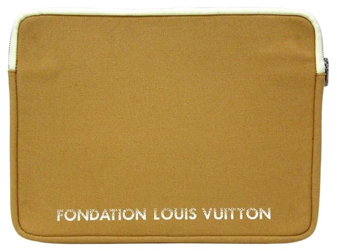 Fundação Louis Vuitton Marrom Lona  ref.1173037