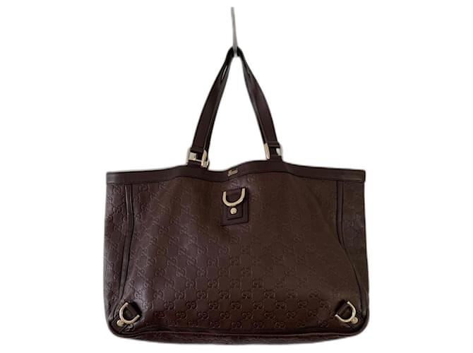 Gucci Handbags Dark brown Leather  ref.1173211