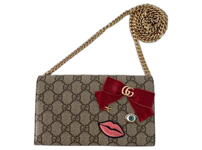 Gucci Handbags Beige Cloth  ref.1173251