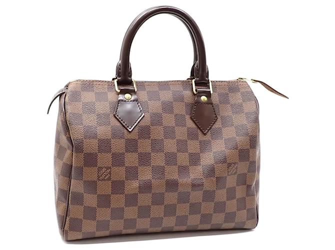 Louis Vuitton Speedy 25 Brown Cloth  ref.1173668