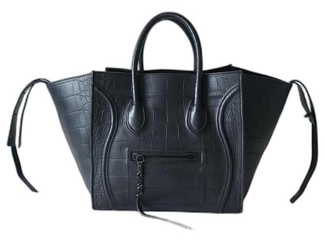 Céline Handbags Black Leather  ref.1173736