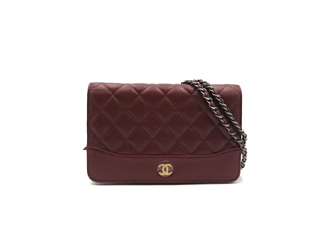 Chanel Gabrielle Chain Crossbody Bag  A84839 Red Leather Pony-style calfskin  ref.1173772