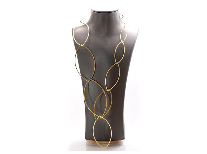 Autre Marque Collar NIESSING SPITZ de Oro Amarillo Dorado