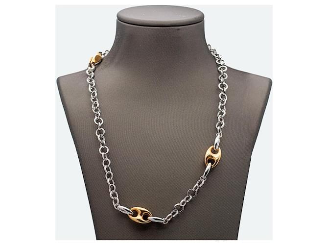 Autre Marque Bicolor Gold Necklace White Golden White gold  ref.1173964