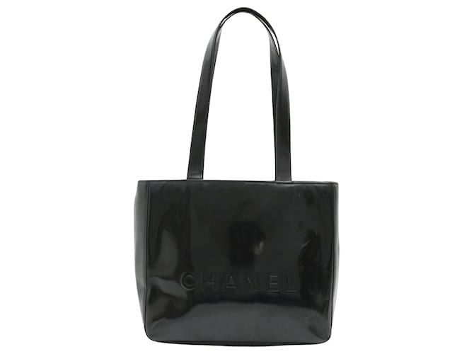 Timeless Chanel Black Patent leather  ref.1174032