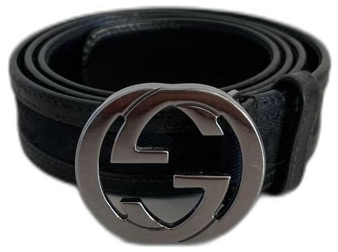 Marmont Gucci Ledergürtel Schwarz