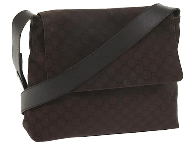 bolsa de ombro gucci GG de lona marrom 272351 Ep de autenticação2534  ref.1174149