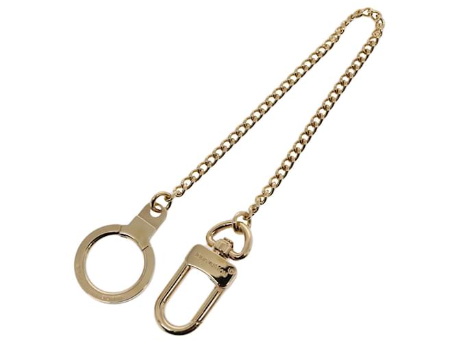 LOUIS VUITTON Chainne Anneau Cles Key Ring Gold Tone M58021 LV Auth 60613 Metal  ref.1174171