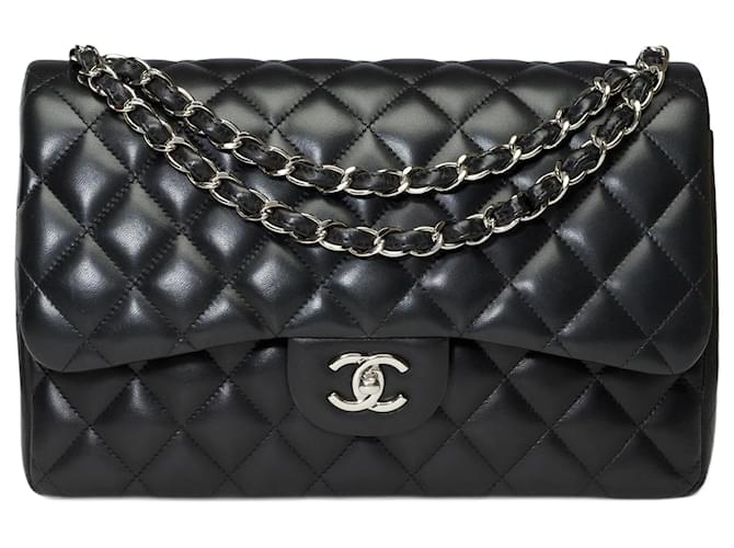 Sac Chanel Zeitlos/Klassisches schwarzes Leder - 101638  ref.1174294