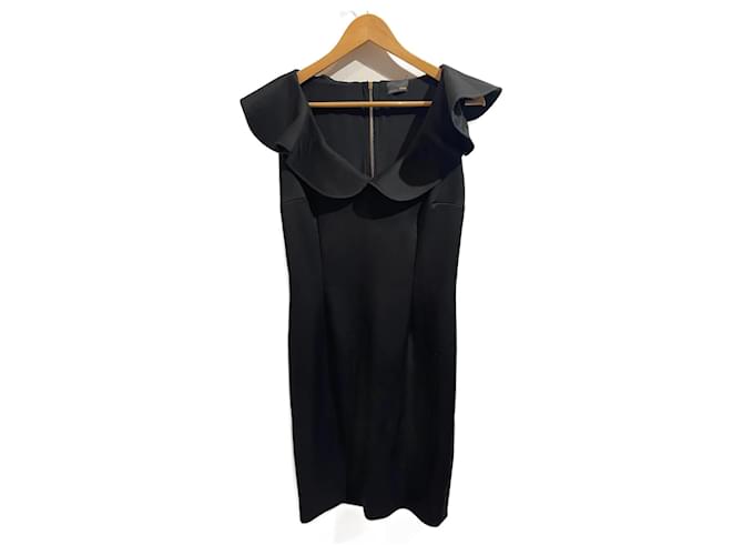 Vestidos FENDI T.ISTO 44 Lã Preto  ref.1174300